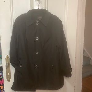 Jessica Women’s Black Raincoat 1X(16-18)